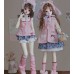 Rabbit and Strawberry doll outift LIMITED【BonBonniere】MSD YOSD Azone size doll BJD outfit set