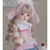 Rabbit and Strawberry doll outift LIMITED【BonBonniere】MSD YOSD Azone size doll BJD outfit set