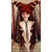 Red Witch styled doll Wig LIMITED【Half Ten/一半十】SD17 SD13 MSD 1/3 1/4 size doll wig