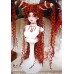 Red Witch styled doll Wig LIMITED【Half Ten/一半十】SD17 SD13 MSD 1/3 1/4 size doll wig