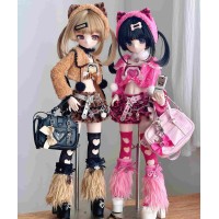Sweet Panther doll outift LIMITED【困困鼠/Sleeping Mouse】MSD 1/4 size BJD girl doll outfit set