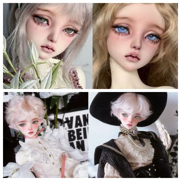 Liang human/devil Doll HEAD only LIMITED【Alhagi】1/4 MSD size BJD doll head Liang human/devil Doll HEAD only LIMITED【Alhagi】1/4 MSD size BJD doll head