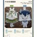 Pharmacist Rabbit doll outift LIMITED【透明天体】MSD 1/4 size doll BJD outfit set