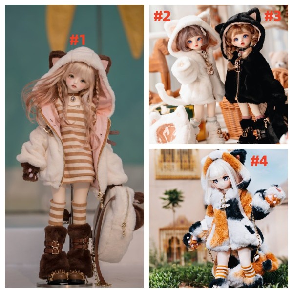 Cat Story doll outift LIMITED【Xinru handmade】1/4 1/6 MSD YOSD girl doll outfit set Cat Story doll outift LIMITED【Xinru handmade】1/4 1/6 MSD YOSD girl doll outfit set