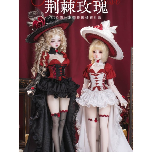 Thorn Rose doll outift LIMITED【AD/August Dream】MSD 1/4 size doll BJD outfit set Thorn Rose doll outift LIMITED【AD/August Dream】MSD 1/4 size doll BJD outfit set