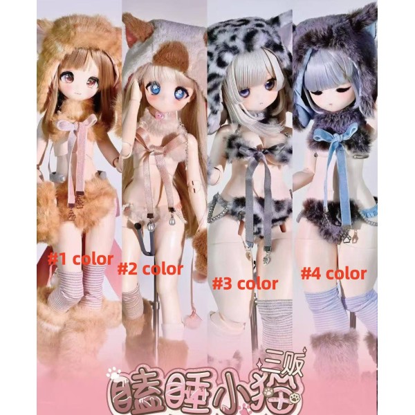 Sleepy Kitten doll outift LIMITED【Malbourne Valley/猫本满栗】MSD 1/4 size doll BJD outfit set Sleepy Kitten doll outift LIMITED【Malbourne Valley/猫本满栗】MSD 1/4 size doll BJD outfit set