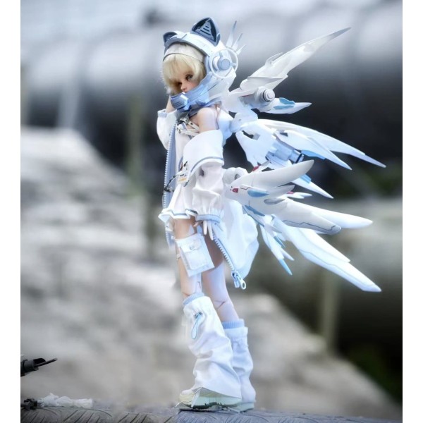 【STOCK】White mechanical doll wings LIMITED【Wanxing/顽形工作室】BJD MSD 1/4 size doll use 【STOCK】White mechanical doll wings LIMITED【Wanxing/顽形工作室】BJD MSD 1/4 size doll use