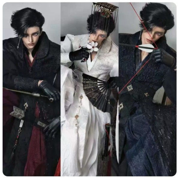 Zhen Yue Yao Hanfu doll outift LIMITED【Qing Yan Fang/倾烟坊】SD17 ID75 AM77 BJD boy doll outfit Zhen Yue Yao Hanfu doll outift LIMITED【Qing Yan Fang/倾烟坊】SD17 ID75 AM77 BJD boy doll outfit