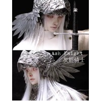 Ash Knight Helmet+makeup LIMITED【Zeroth Rule/第零法则】BJD SD17 ID75 boy doll use