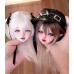 1/4 size Ede Doll HEAD only LIMITED【Arctic Rabbit/北极周周兔】1/4 MSD size BJD girl doll head 43cm 1/4 size Ede Doll HEAD only LIMITED【Arctic Rabbit/北极周周兔】1/4 MSD size BJD girl doll head 43cm