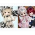 Cartoon Doll Head LIMITED【困猫自制/Sleepy cat】BJD MSD 1/4 size cute doll heads