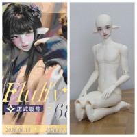 68cm Fluffy head/Boy Doll Body LIMITED【WonderlandDoll】BJD SD17 1/3 size boy doll head/body