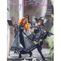 Night Shadow doll outift LIMITED【AD/八月之梦】MSD 1/4 size girl doll outfit set