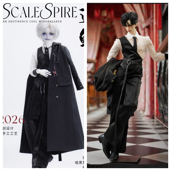 Scale Spire doll outift LIMITED【AD/八月之梦】ID75 MSD boy doll BJD outfit set Scale Spire doll outift LIMITED【AD/八月之梦】ID75 MSD boy doll BJD outfit set
