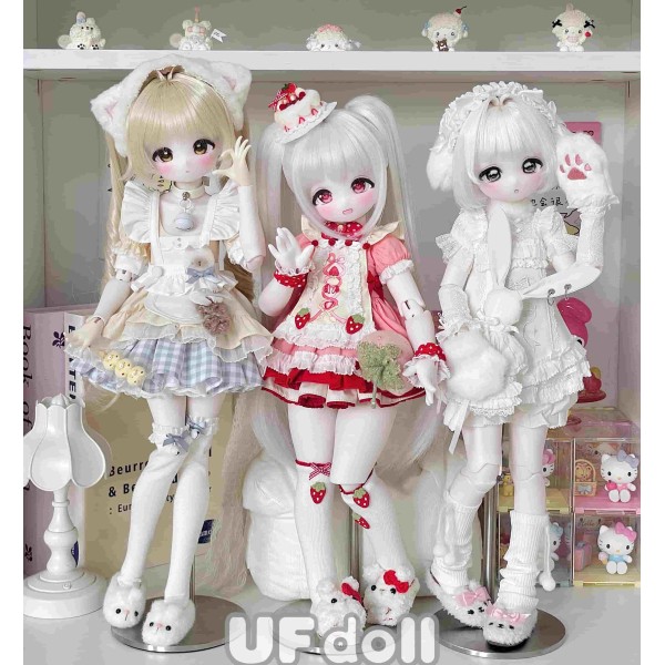 Xiaozhou 1/4 size makeup Doll LIMITED【UFdoll】BJD MSD 1/4 size girl doll