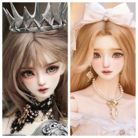 Jasmine Doll Head LIMITED【KKS studio】BJD SD13 1/3 size girl doll head