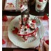 Strawberry Tart doll outift LIMITED【眠眠无眠】BJD MSD YOSD 1/4 1/6 Azone size doll outfit set Strawberry Tart doll outift LIMITED【眠眠无眠】BJD MSD YOSD 1/4 1/6 Azone size doll outfit set