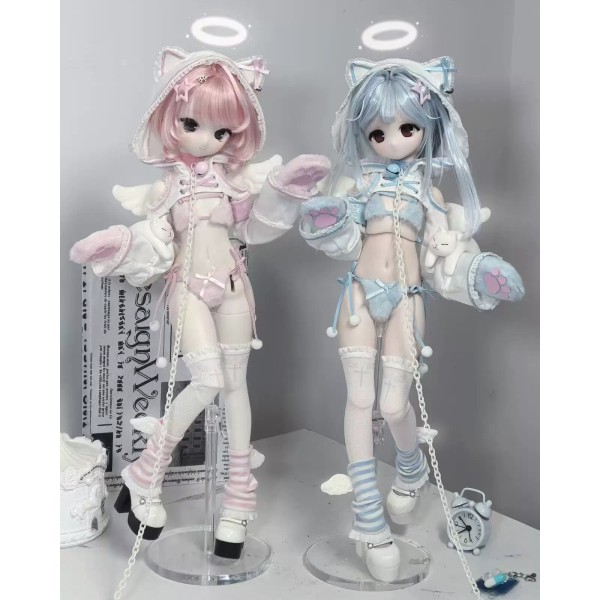 Super Cool Cat doll outift LIMITED【LaLuna Doll】MSD 1/4 girl doll outfit set