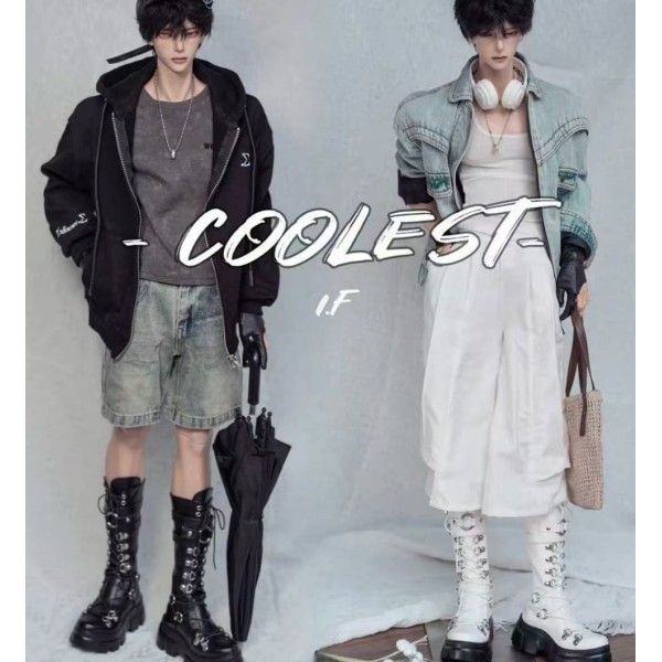 Coolest boots/shoes LIMITED【I.F】ID75 75cm 73cm uncle size boy doll use