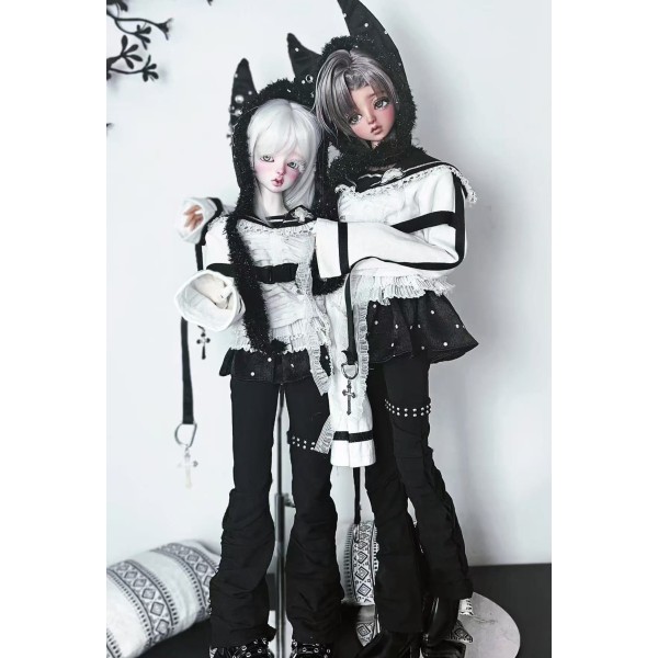 Devil Heart doll outift LIMITED【I.F】BJD MSD 1/4 size boy doll outfit Devil Heart doll outift LIMITED【I.F】BJD MSD 1/4 size boy doll outfit