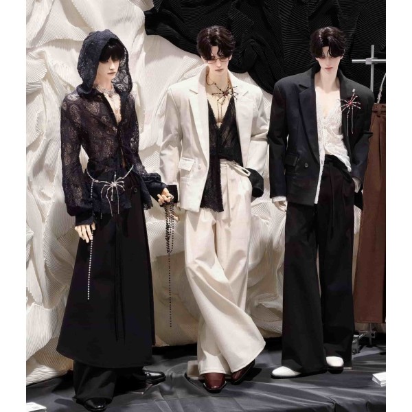 Lace Shirt/Suit set doll outift LIMITED【Nine/九域】ID75 YC77 boy doll BJD outfit set Lace Shirt/Suit set doll outift LIMITED【Nine/九域】ID75 YC77 boy doll BJD outfit set