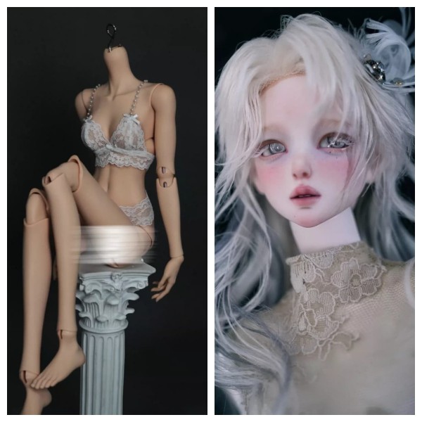 Chloe head/64cm girl doll BODY LIMITED【Wonderland Doll】BJD 1/3 size girl doll head/body