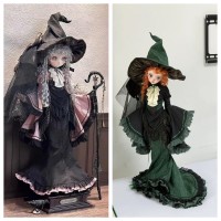 Apprentice Witch doll outift LIMITED【XiaXia handmade】MSD 1/4 girl doll outfit set