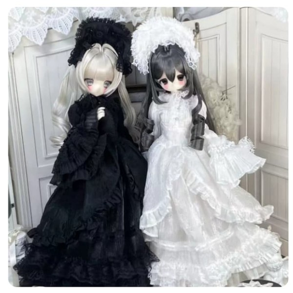 Day and Night doll outift LIMITED【Minor Planet】SD13 MSD 1/3 1/4 size girl doll outfit set