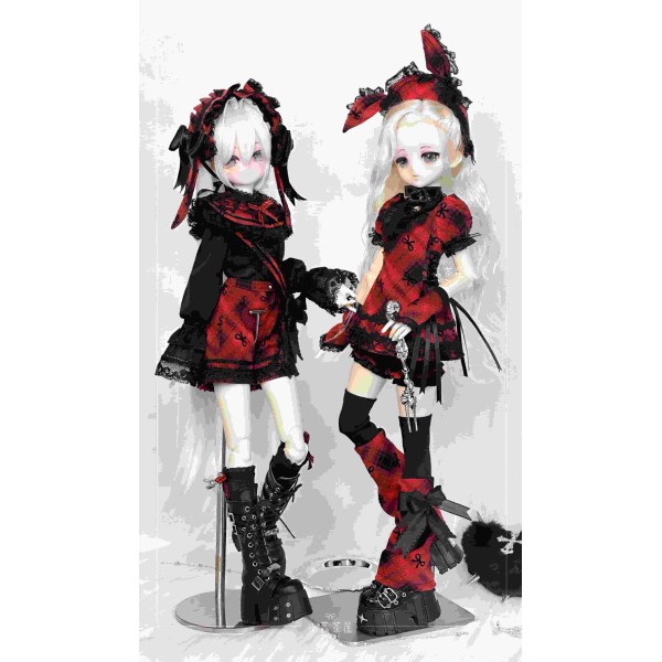 Devil Bunny doll outift LIMITED【小荔茶屋/Lychee House】BJD MSD 1/4 size doll outfit set Devil Bunny doll outift LIMITED【小荔茶屋/Lychee House】BJD MSD 1/4 size doll outfit set