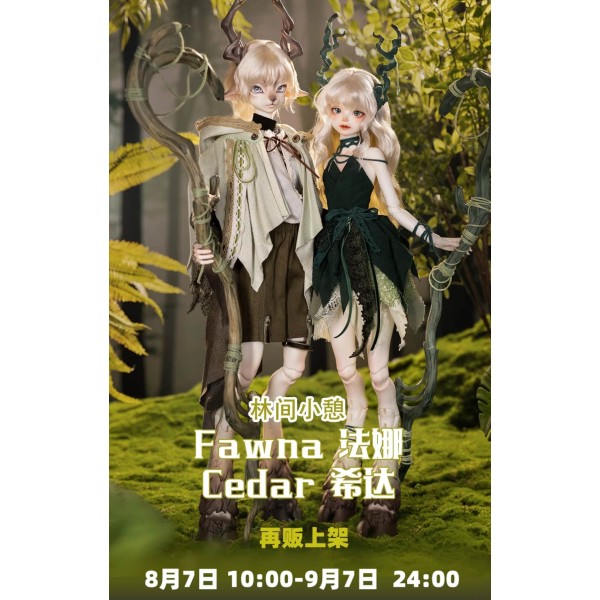 Fawna Deer girl doll LIMITED【Dream Valley】BJD MSD 1/4 size girl doll 46cm Fawna Deer girl doll LIMITED【Dream Valley】BJD MSD 1/4 size girl doll 46cm