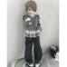 Grey Letter doll outift LIMITED【Fantasy Lab】BJD MSD YOSD 1/4 1/6 Azone size doll outfit set Grey Letter doll outift LIMITED【Fantasy Lab】BJD MSD YOSD 1/4 1/6 Azone size doll outfit set