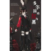 Red and Black doll outift LIMITED【August Dream】AD MSD 1/4 boy/girl doll outfit set