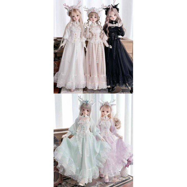 YoYo Deer doll outift LIMITED【Half Sugar】MSD 1/4 girl doll outfit set YoYo Deer doll outift LIMITED【Half Sugar】MSD 1/4 girl doll outfit set
