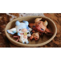 Little Cow doll LIMITED【Shirakawa Doll/白川人形】BJD 1/12 mini YOSD size pet BJD doll